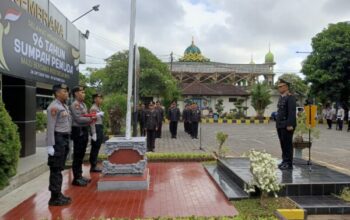 Peringatan Hari Sumpah Pemuda Ke 96: Polres Jembrana Gelar Upacara Khidmat