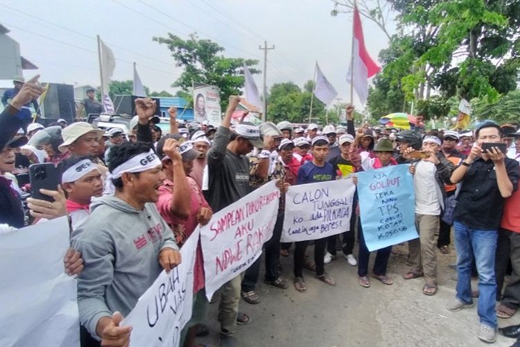 Perusakan Baliho Kotak Kosong Di Banyumas, Tiga Orang Diamankan Dan