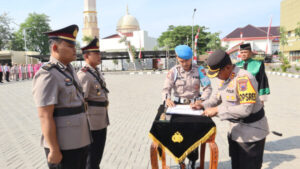 Pimpin Sertijab Kasat Reskrim, Kapolres Sukoharjo Ingatkan Anggota untuk Jaga Nama Baik Institusi