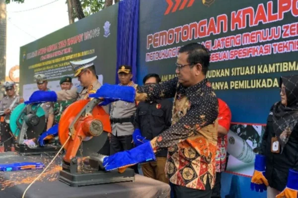 Polda Jateng Galang Dukungan Untuk Pilkada Damai Bebas Knalpot Brong