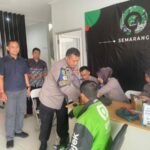 Polda Jateng Gelar Layanan Kesehatan Gratis Untuk Driver Ojek Online