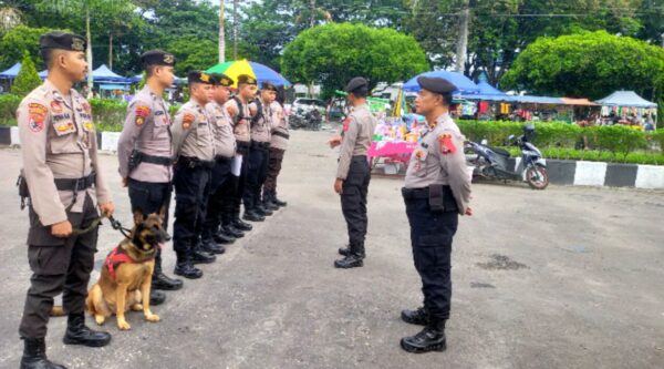 Polda Kalteng Kerahkan Ratusan Personel Amankan Kampanye Cagub Di Palangka