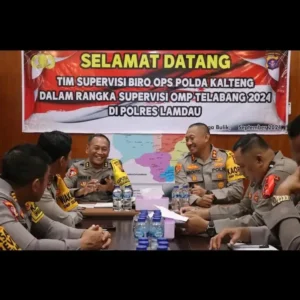 OMP Telabang 2024, Polres Lamandau Disupervisi oleh Tim Biro Ops Polda Kalteng