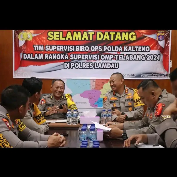 Tim Biro Ops Polda Kalteng Lakukan Supervisi OMP Telabang 2024 di Polres Lamandau