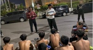 Polisi Bekuk Belasan Kreak-Kreak Setelah Kericuhan Tawuran di Semarang Utara