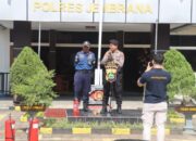 Polres Jembrana Ajak Damkar Latih Kesiapsiagaan Menghadapi Kebakaran