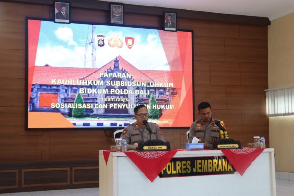 Polres Jembrana Gelar Penyuluhan, Perkuat Pemahaman Uu Pemilu Dan Netralitas