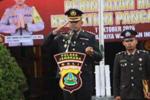 Upacara Peringatan Hari Kesaktian Pancasila 2024 Digelar Polres Jembrana