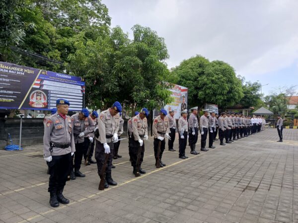 Polres Jembrana Rayakan Hari Sumpah Pemuda Ke 96 Dengan Upacara Meriah