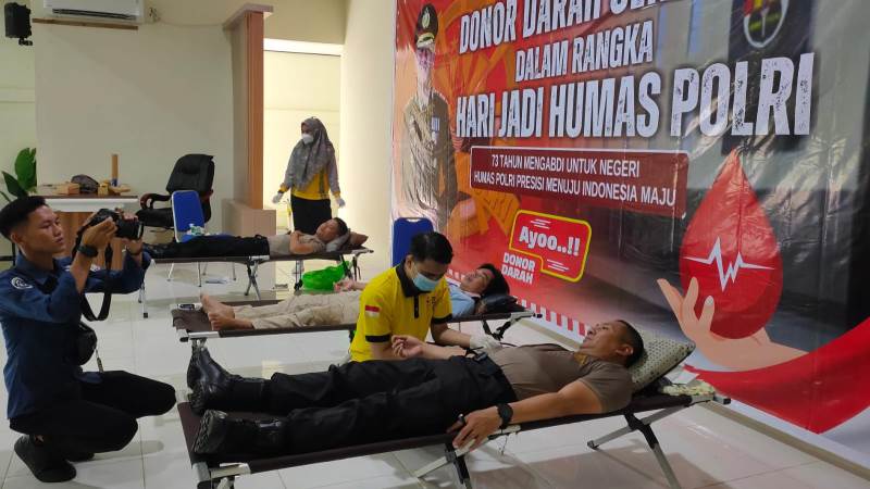 Polres Lamandau Bersama Masyarakat Gelar Donor Darah: Bukti Kepedulian Terhadap