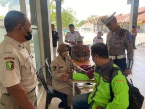 Terminal Bulupitu Jadi Lokasi Pengecekan Kendaraan oleh Polresta Banyumas