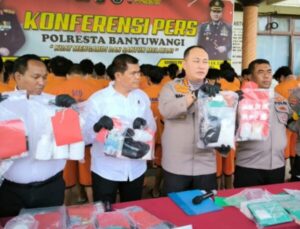 Operasi Tumpas Semeru 2024: Polresta Banyuwangi Tangkap 43 Tersangka dan Sita 1,59 Kg Narkoba!