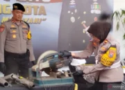 440 Knalpot Brong Disita, Polresta Malang Kota Fokus Tindak Pelanggaran Remaja