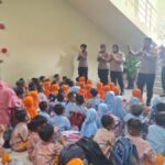 Puluhan Anak Tk Geruduk Mapolres Sukoharjo, Disambut Ramah Oleh Kapolres