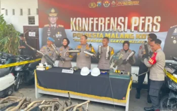 Ratusan Knalpot Brong Dimusnahkan, Polresta Malang Kota Serius Tertibkan Jalanan