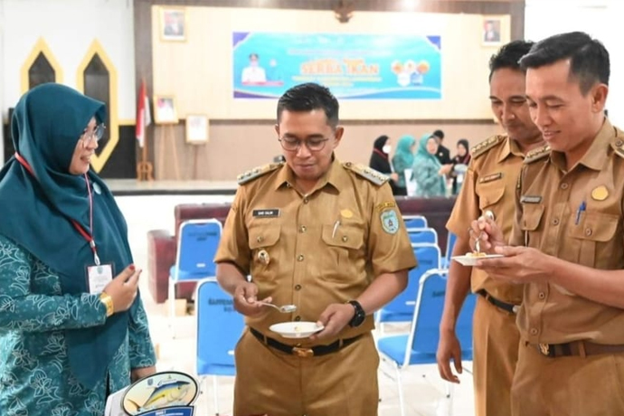 Sambut Harkannas, Pj Bupati Lamandau Dorong Masyarakat Tingkatkan Konsumsi Ikan