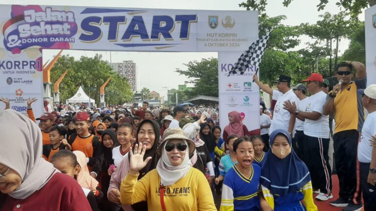 Semarak Hut Ke 53 Korpri Di Rembang, Ribuan Warga Tumpah Ruah