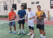 Serunya Laga Persahabatan Usm Tenis Club Dengan Purnawirawan Polda Jateng