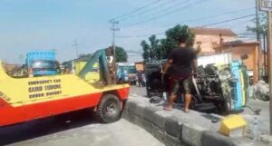 Tiga Kecelakaan Truk Dalam Sehari, Pengendara Dihimbau Waspada di Jalur Pantura Brebes