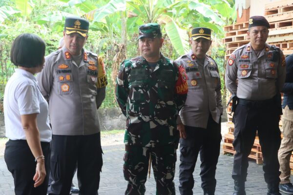 Tinjau Gudang Kpu, Kapolres Jembrana Pastikan Semua Siap Untuk Pemilu