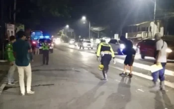 Tragis! Pemotor Di Semarang Tewas Setelah Diterjang Bus Di Jalan