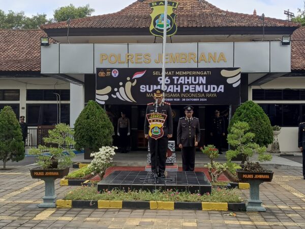 Upacara Khusus Di Polres Jembrana: Peringatan Sumpah Pemuda Ke 96