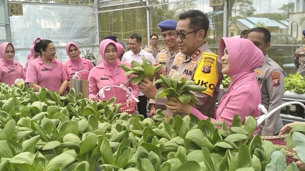 Dukung Ketahanan Pangan Nasional, Kapolda Kalteng Panen Ikan Dan Sayur