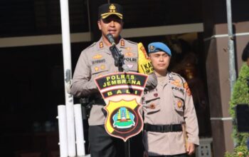 Apel Jam Pimpinan Polres Jembrana, Kapolres Tegaskan Kesiapan Personel Untuk