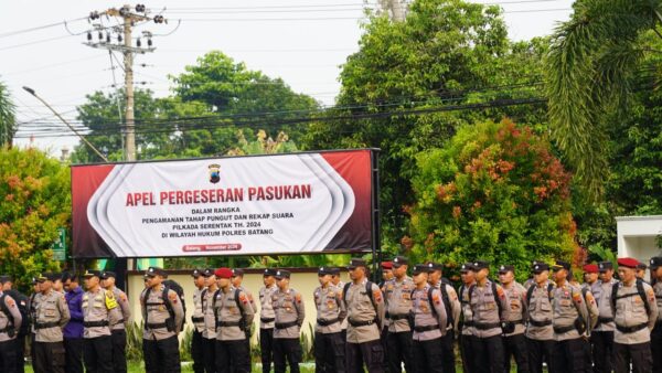 Arahan Kapolres Batang: Pengamanan Pemilu Dengan Sikap Ramah Dan Profesional