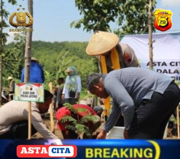 Asta Cita Jadi Prioritas, Polda Jateng Siapkan 150 Ribu Hektar