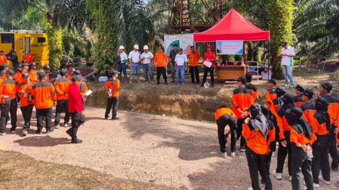 BPBD Lamandau Gelar Simulasi Tanggap Darurat Kebakaran dan Pelatihan Menara Pantau