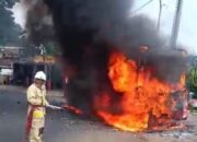 Bus Trans Semarang Terbakar Hebat Di Gunungpati, Polisi Ungkap Dugaan