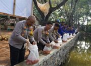 Dukung Ketahanan Pangan Polres Batang Olah Lahan Kosong Di Tiap