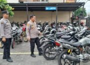 Efek Jera: Motor Balap Liar Dan Knalpot Brong Ditahan Polsek