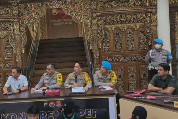 Polrestabes Semarang Periksa dan Selidiki Pelaku Gangster yang Telah Ditangkap