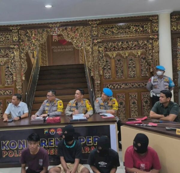 Gangster Di Semarang Ditangkap, Polrestabes Semarang Intensifkan Penyelidikan