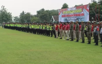 Jelang Pencoblosan, Polres Semarang Turunkan 630 Personel Untuk Pengamanan