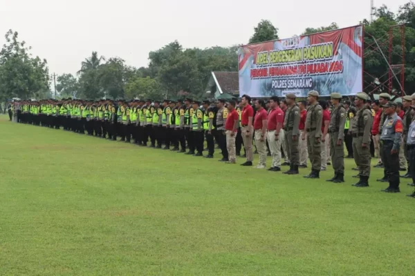 Jelang Pencoblosan, Polres Semarang Turunkan 630 Personel Untuk Pengamanan