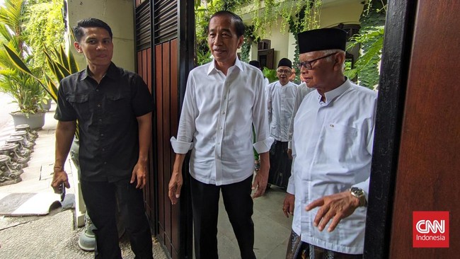 Jokowi Sambut Kiai Kiai Jateng Di Momen Hari Tenang Pilkada