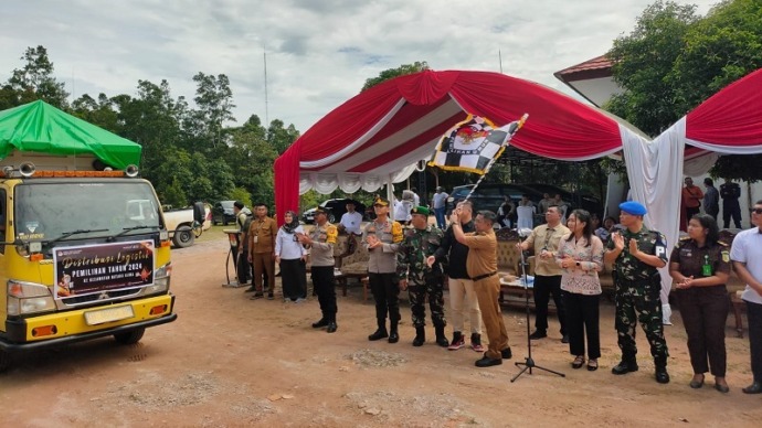 Kpu Lamandau Kirim Logistik Pilkada Ke 5 Kecamatan Terpencil Di