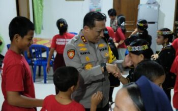 Kapolda Kaltara Wujudkan Kepedulian Melalui Kunjungan Ke Slb Karya Murni