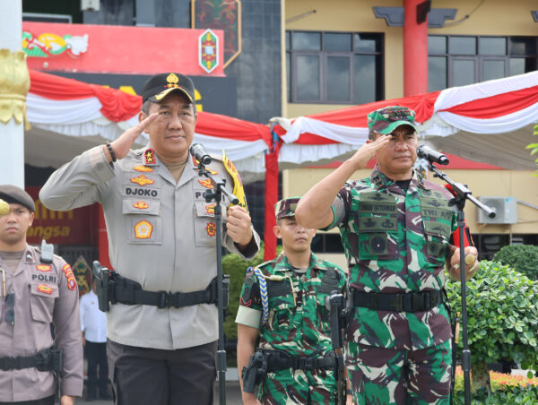 Kapolda Kalteng Dan Pangdam Xii/tpr Pimpin 7.200 Personel Siap Amankan