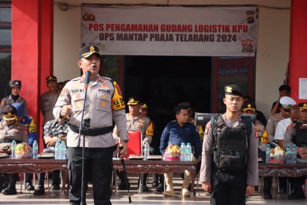 Kapolres Kotim Pimpin Apel Pergeseran Pasukan Dengan Penekanan Strategis