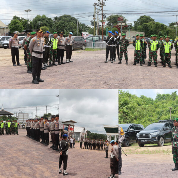 Kapolres Lamandau Pimpin Apel Pengamanan, Pastikan Keamanan Kampanye Akbar Paslon