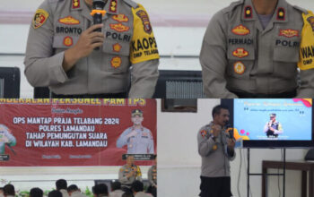 Kapolres Lamandau Tegaskan Strategi Pengamanan Tps Dalam Pembekalan Personel