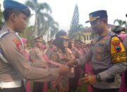 Kapolresta Banyumas Pimpin Prosesi Wisuda Purnawira Polri Dan Pns Wredatama