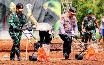 Kapolri Dan Panglima Tni Cek Progres Ketahanan Pangan Nasional Di