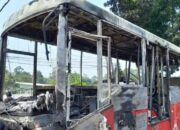 Kebakaran Dahsyat Bus Trans Semarang, Bodi Hangus Setengah