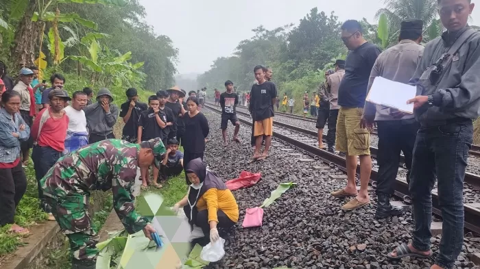 Kecelakaan Di Rel Kalijurang Brebes, Nenek 74 Tahun Tewas Diterjang