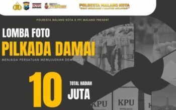 Kolaborasi Pfi Malang Dan Polresta Malang Kota, Lomba Foto Pilkada